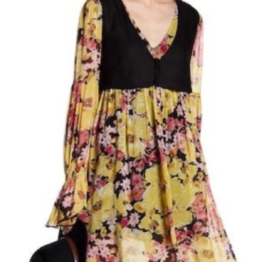 Free People Alice Vested Mini Dress